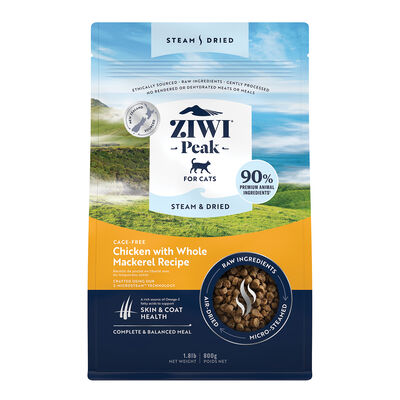 ZIWI, Peak Steam & Dried Chicken with Whole Mackerel Cat Food
